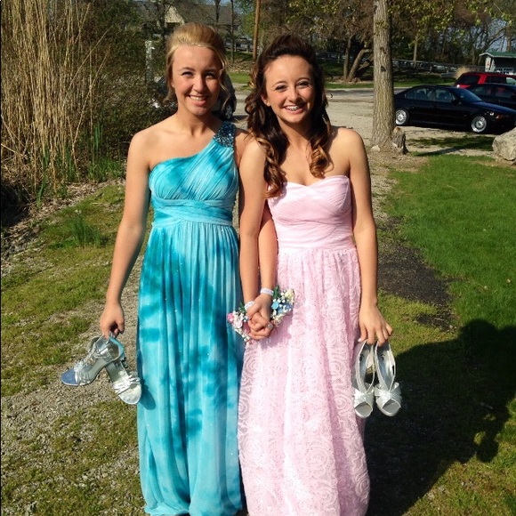 Blue Prom Dress - Picture 2 of 4